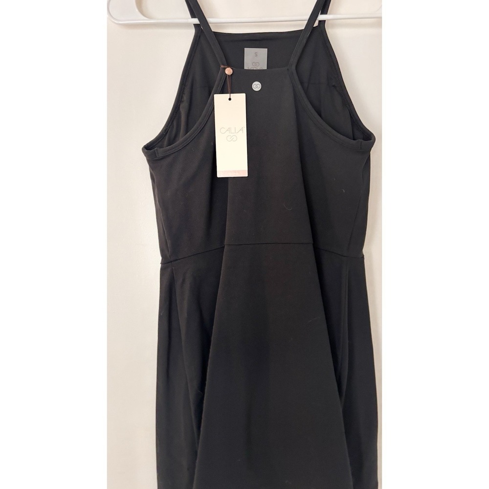 Women's Calia Dress Size S Black Tennis Golf Built In Bra & Shorts NWT 80$